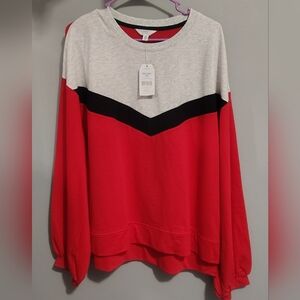 Vibrant Red Women's Sweatshirt